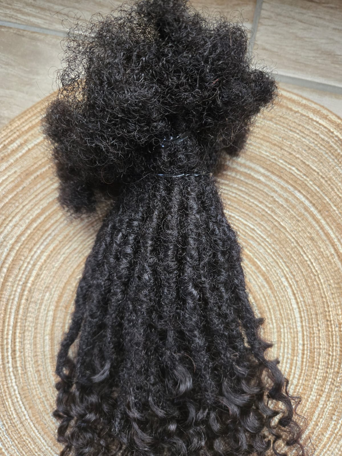 100 Anwi Boho Locs – 1B Color, Boho Texture, 100% Human Hair