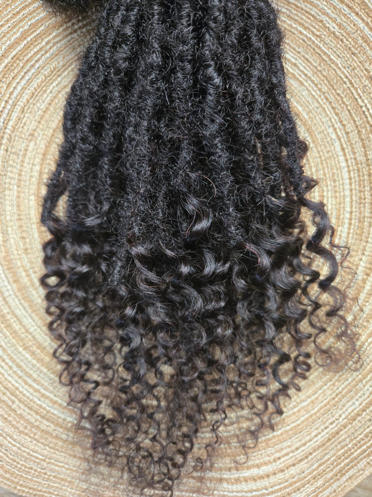 100 Anwi Boho Locs – 1B Color, Boho Texture, 100% Human Hair