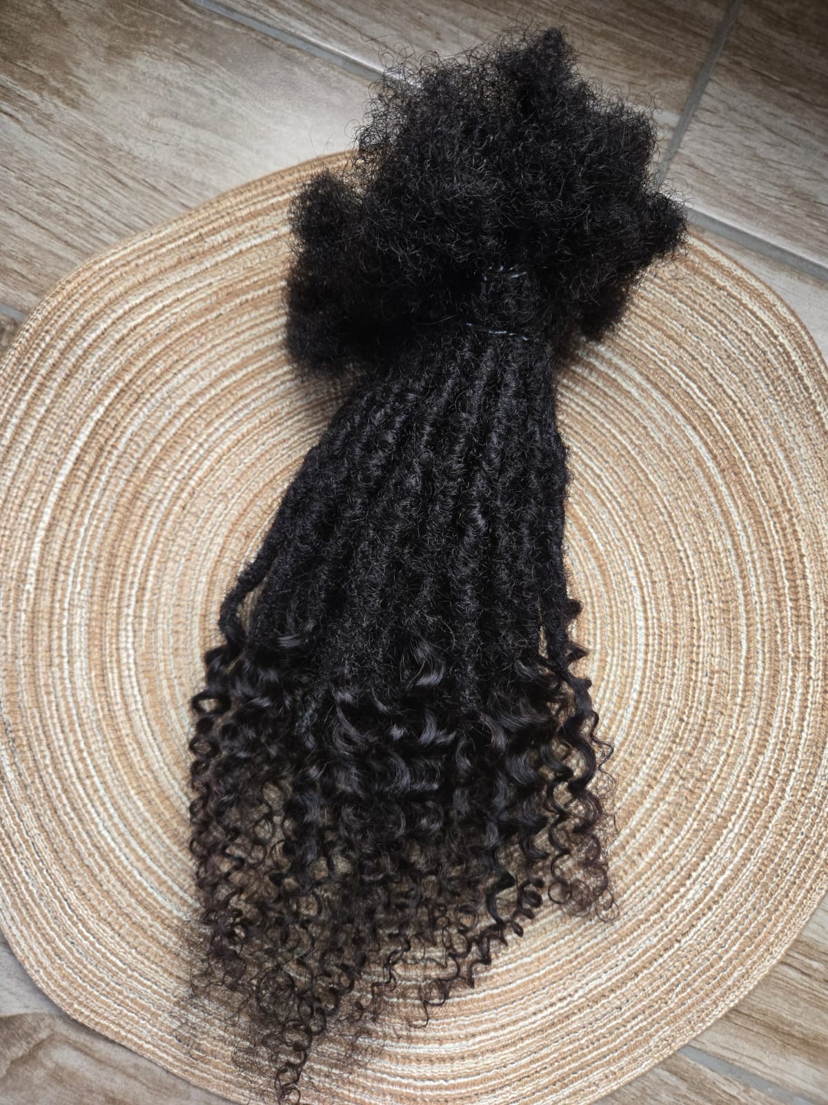 100 Anwi Boho Locs – 1B Color, Boho Texture, 100% Human Hair