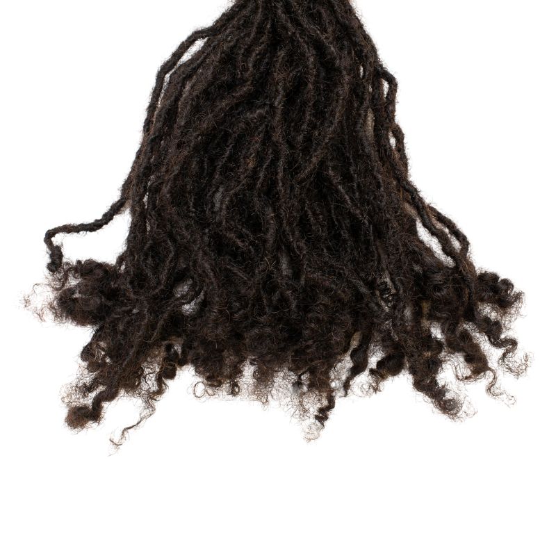 130 Anwi Curly Locs – 1B Color, 100% Human Hair