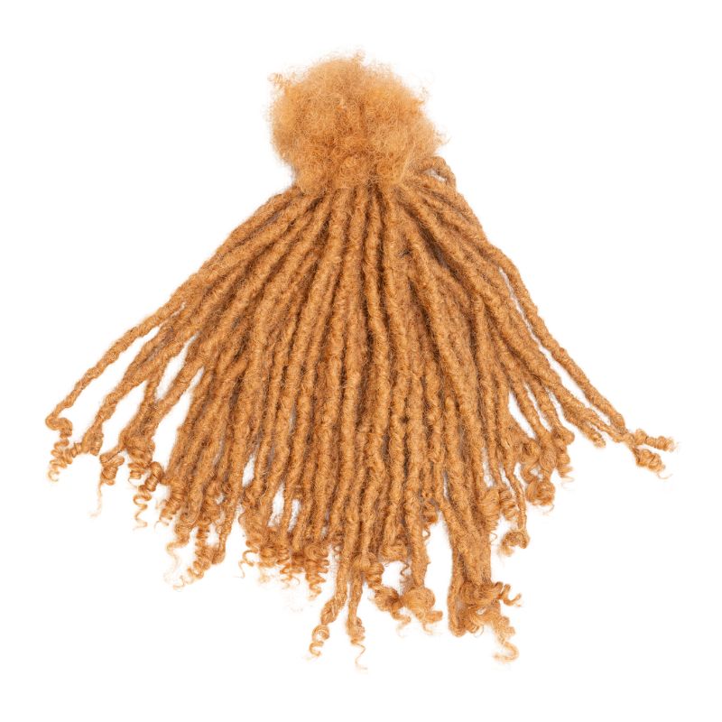 100 Anwi Curly Locs – #27 Color, 100% Human Hair