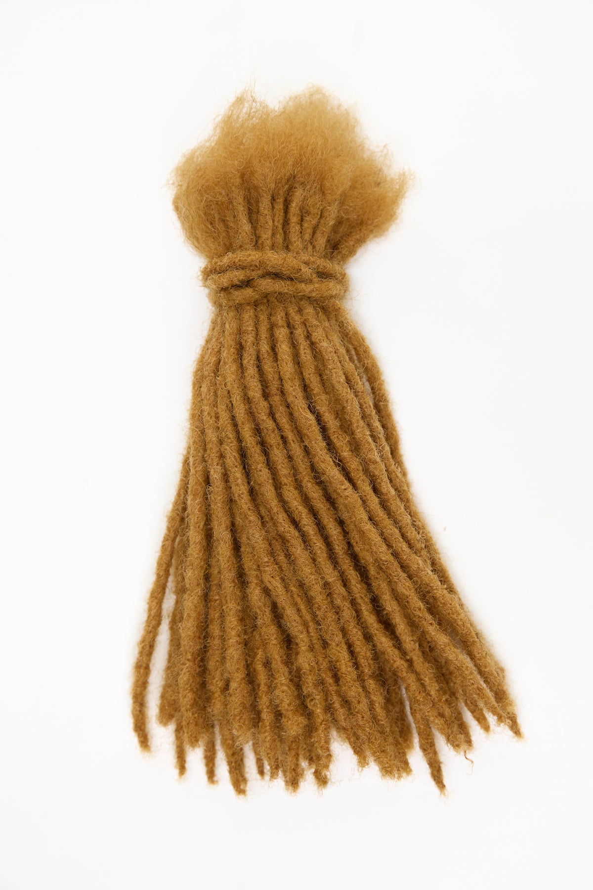 50 Regular Locs In Color #27 - Closed Tips, 100% Human Dreadlocks Hair Extensions