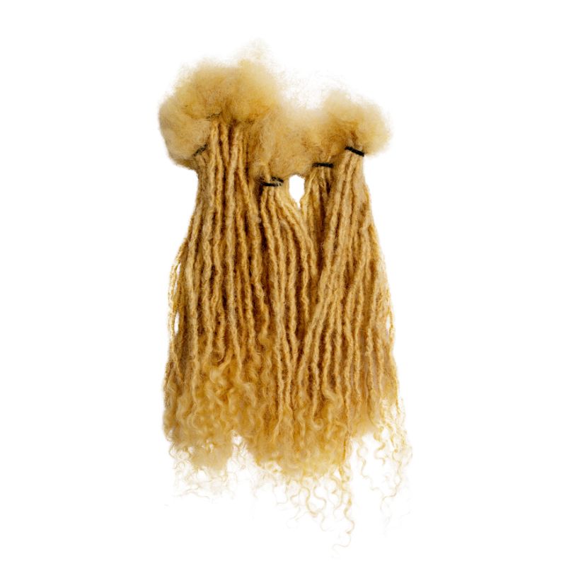 10 Anwi Curly Locs – #613 Color, 100% Human Hair