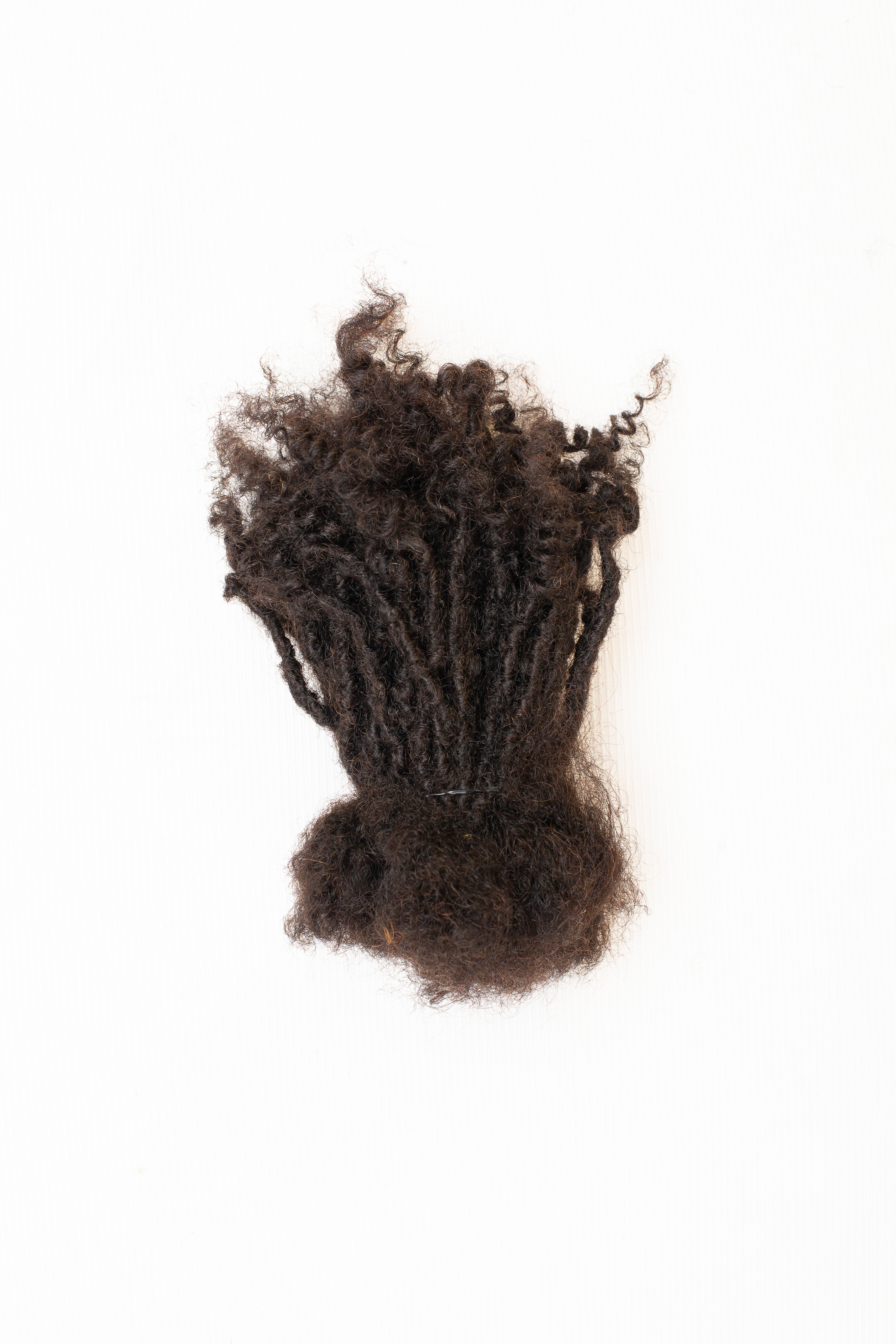 130 Anwi Curly Locs – 1B Color, 100% Human Hair