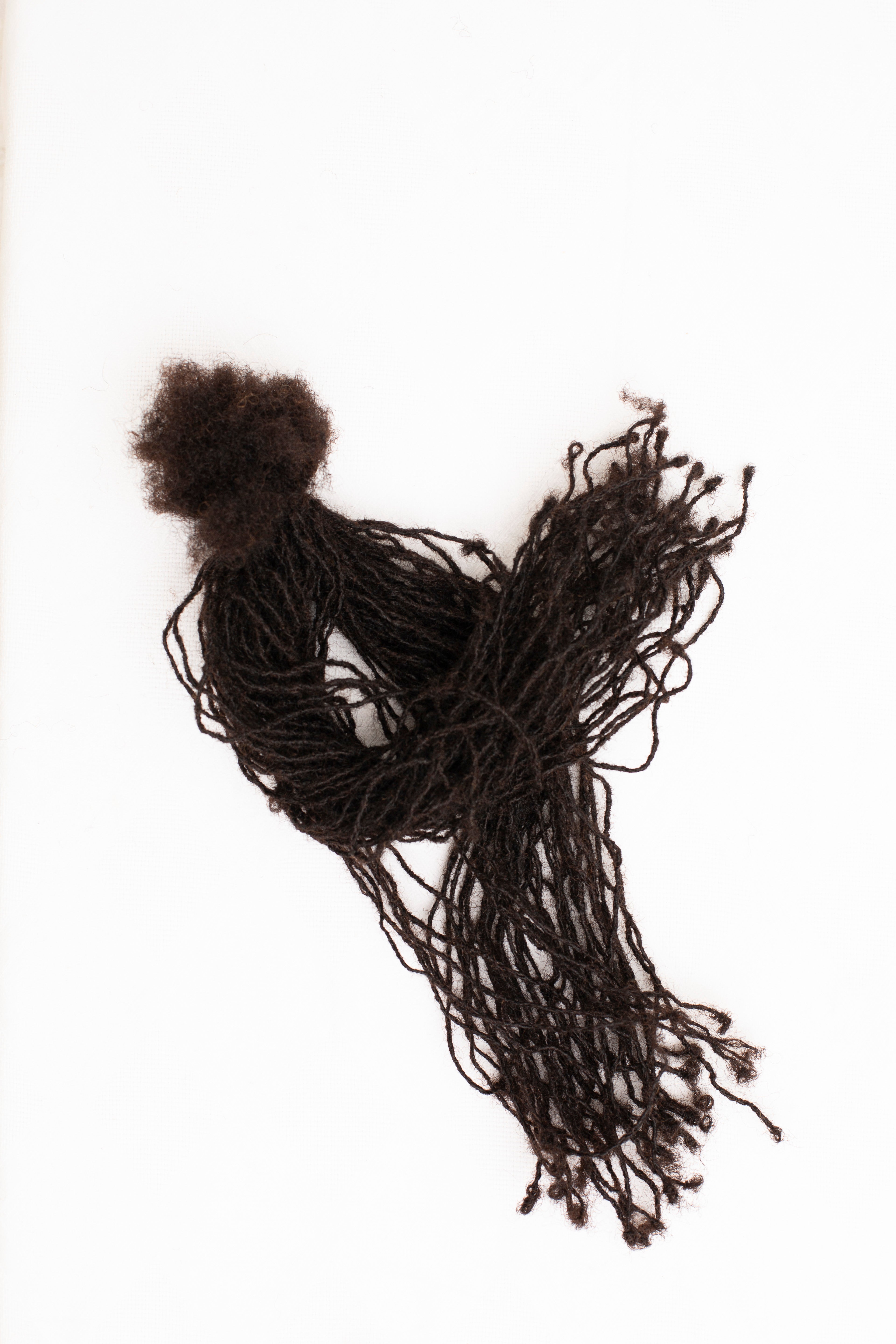 100 Anwi Textured Locs - Mini locs Curly tips 1B Color, 100% Human Hair