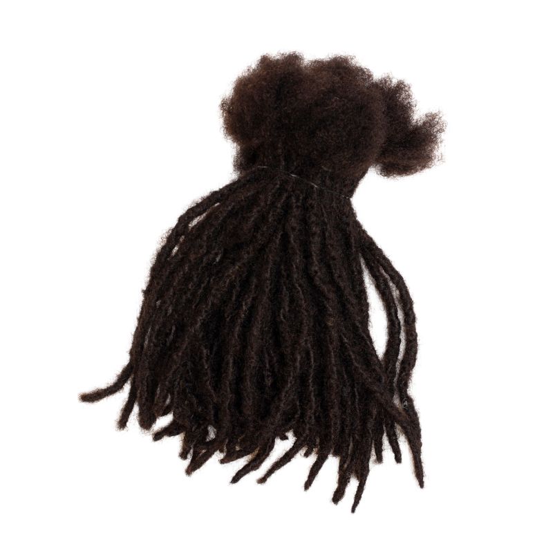 100 Anwi Textured Locs - Closed #2 Color, 100% Human Hair