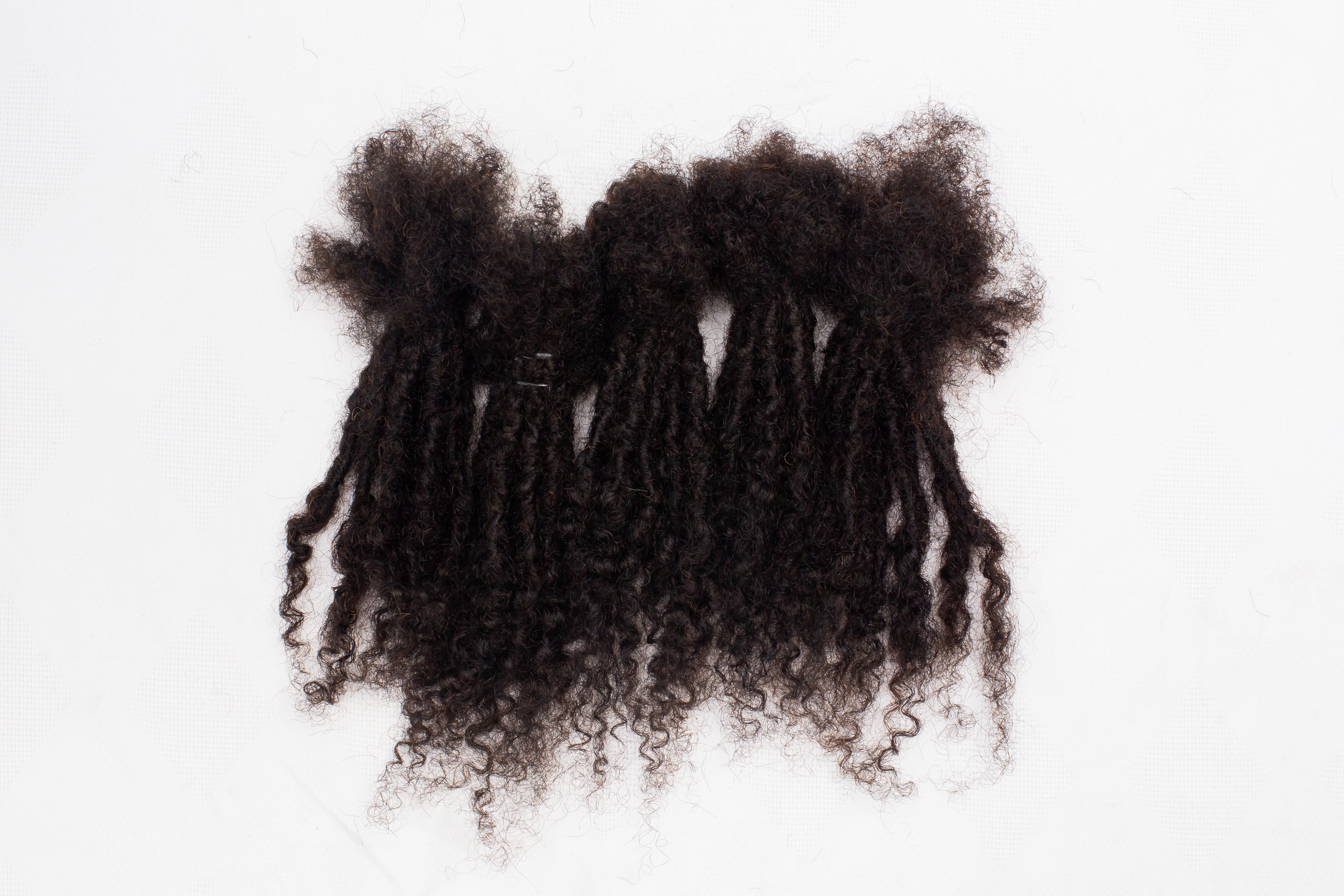 130 Anwi Curly Locs – 1B Color, 100% Human Hair