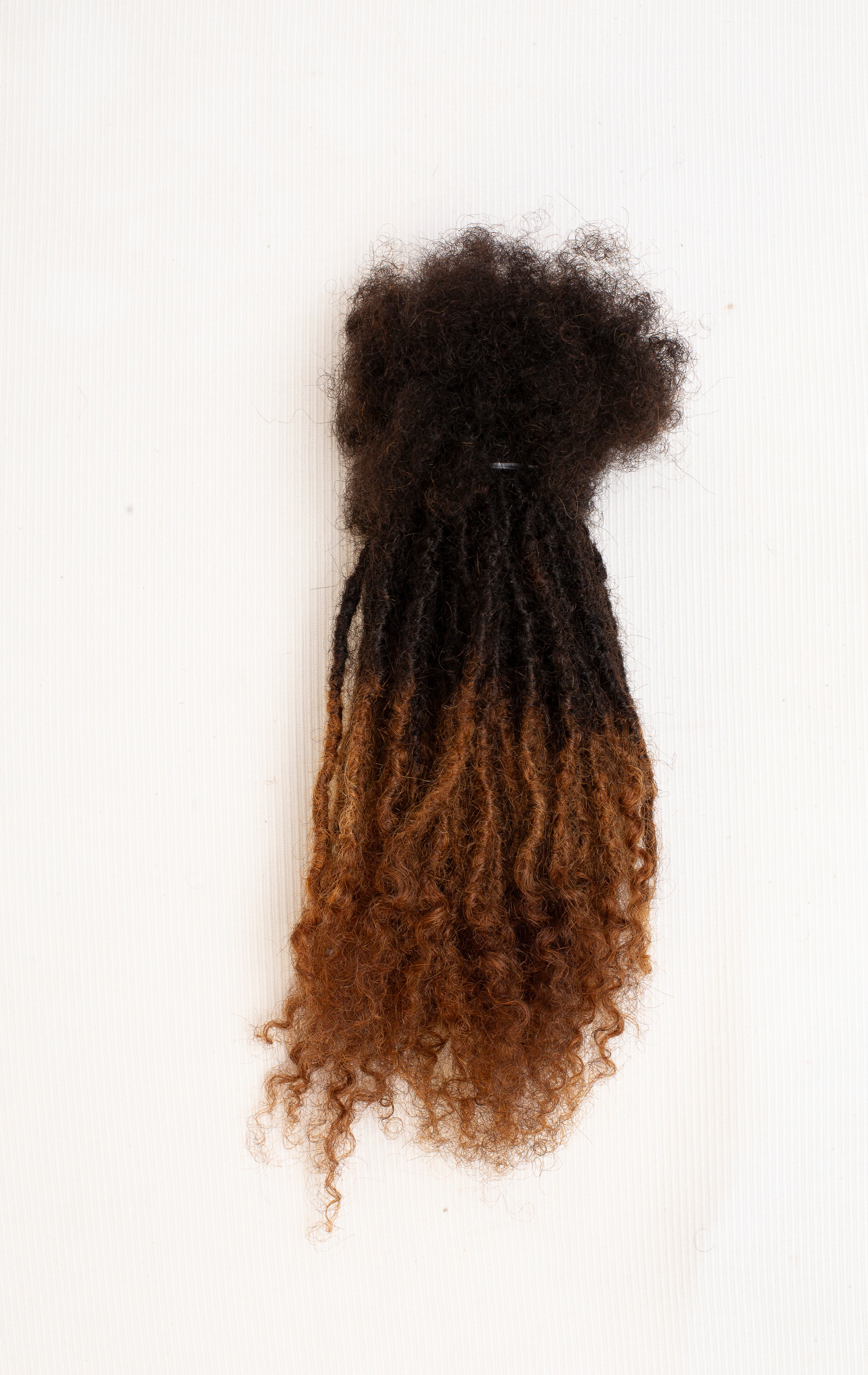 10 Anwi Curly Locs – 1B/Honey Color, 100% Human Hair