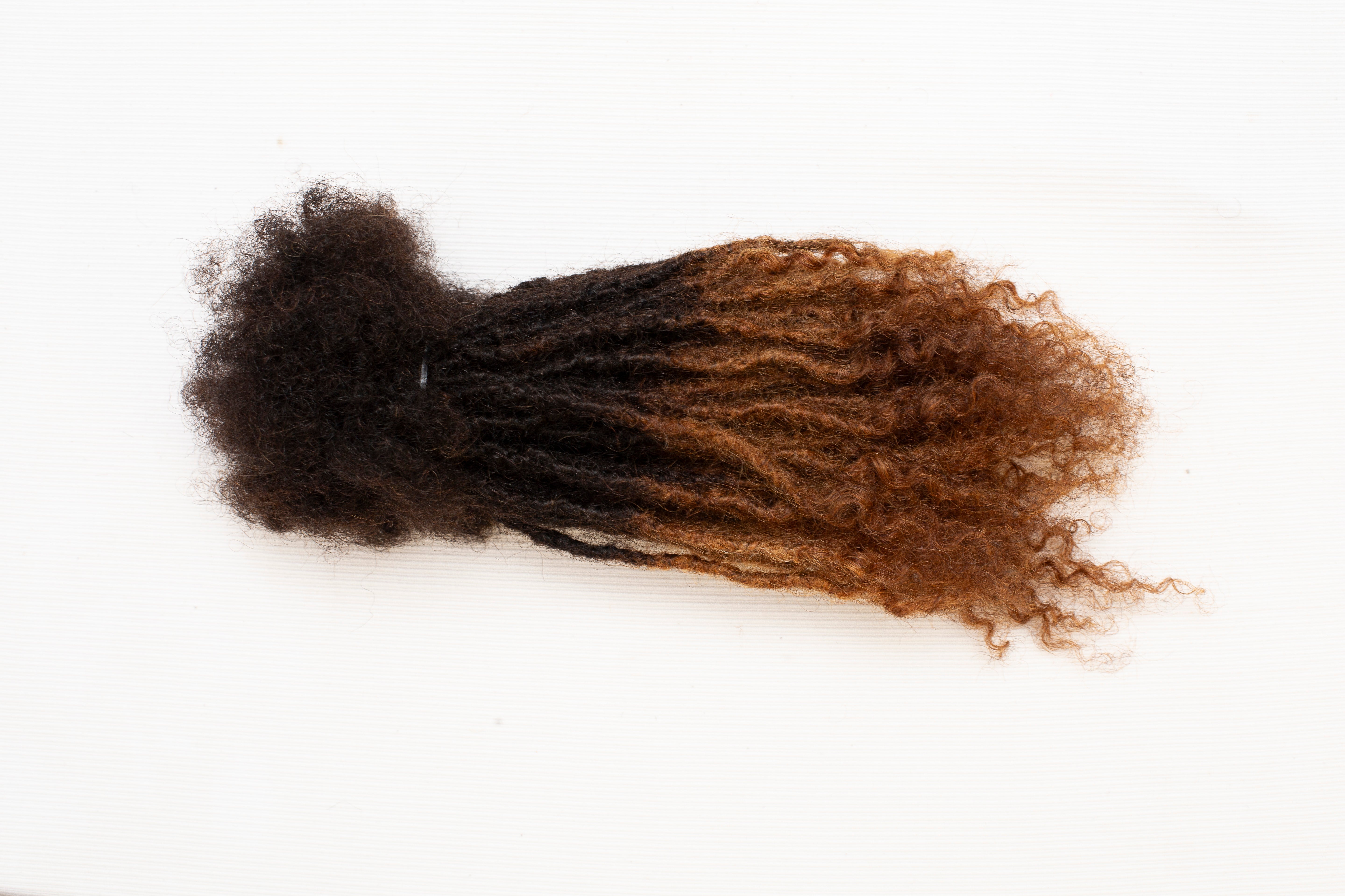 10 Anwi Curly Locs – 1B/Honey Color, 100% Human Hair