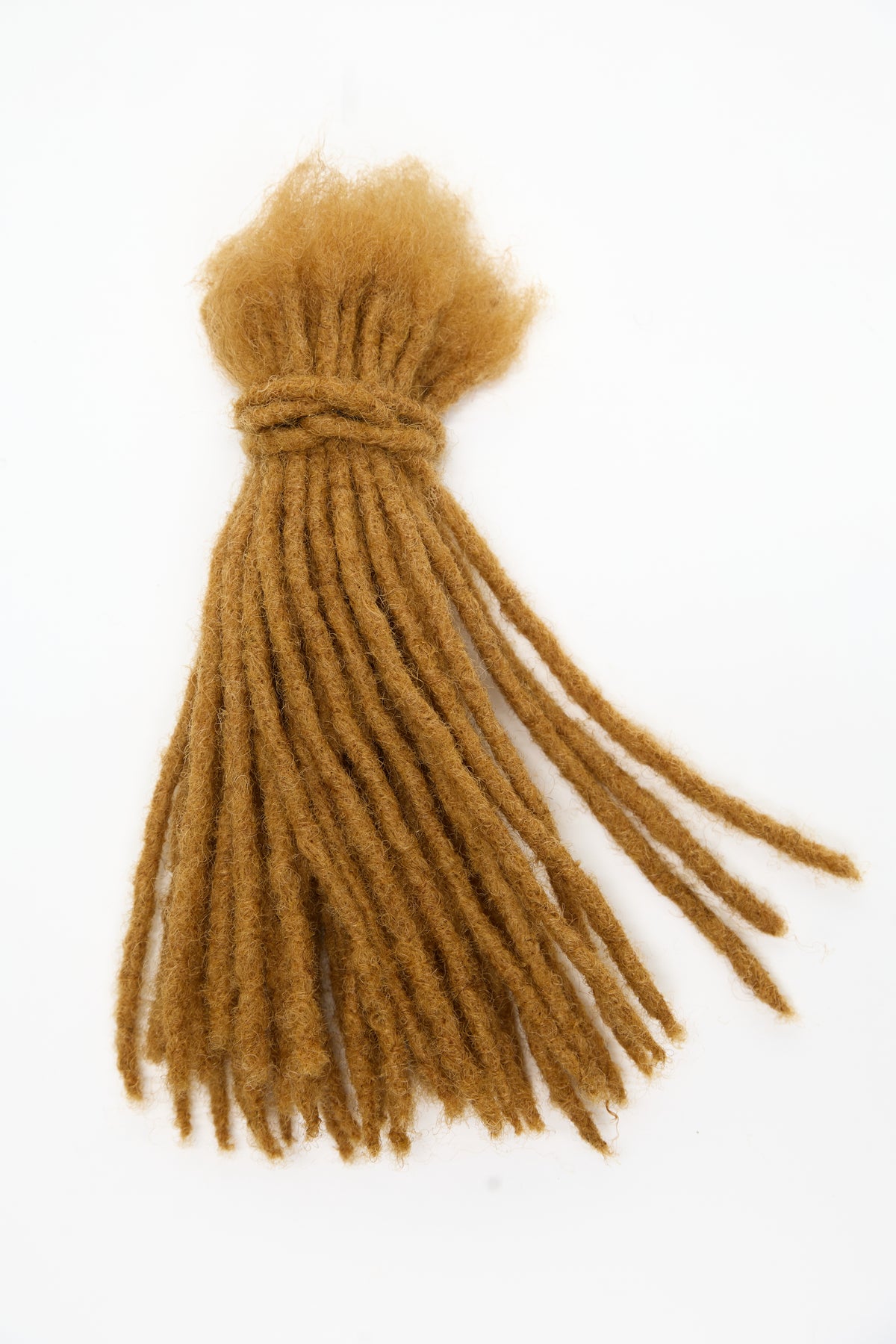 100 Regular Locs In Color #27 - Closed Tips, 100% Human Dreadlocks Hair Extensions