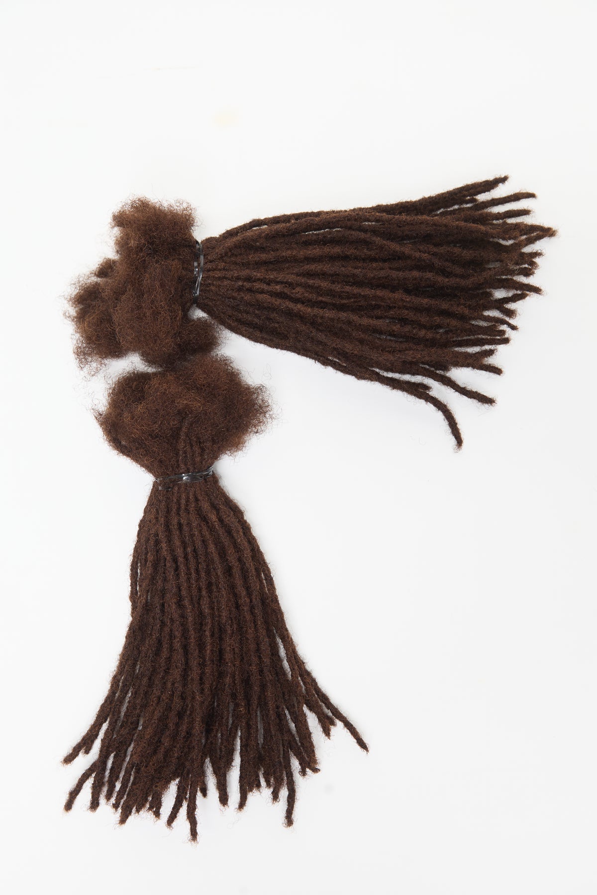 50 Regular Locs In Color #4 - Closed Tips, 100% Human Dreadlocks Hair Extensions