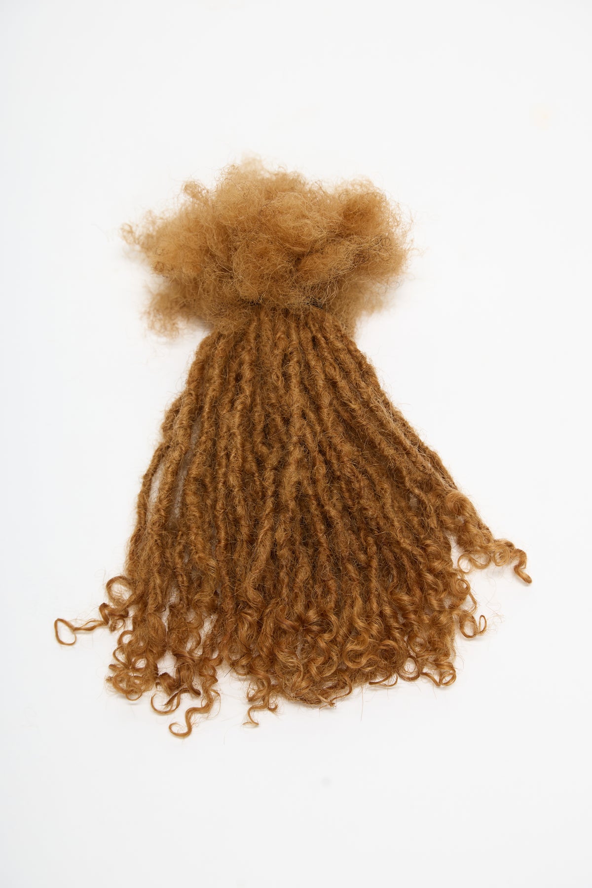 50 Anwi Curly Locs – #27 Color, 100% Human Hair