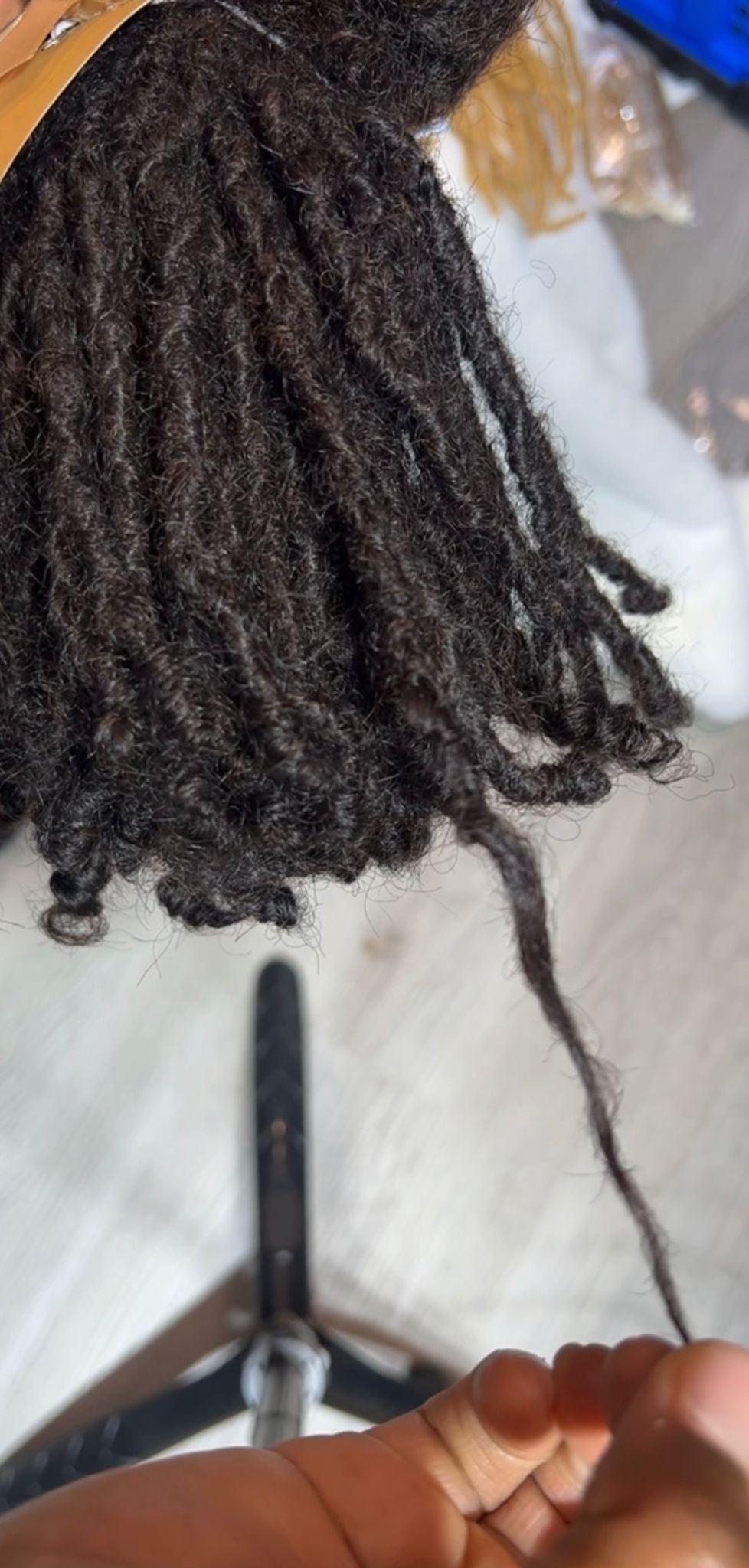 100 Anwi Curly Locs – #2 Color, 100% Human Hair Clearance